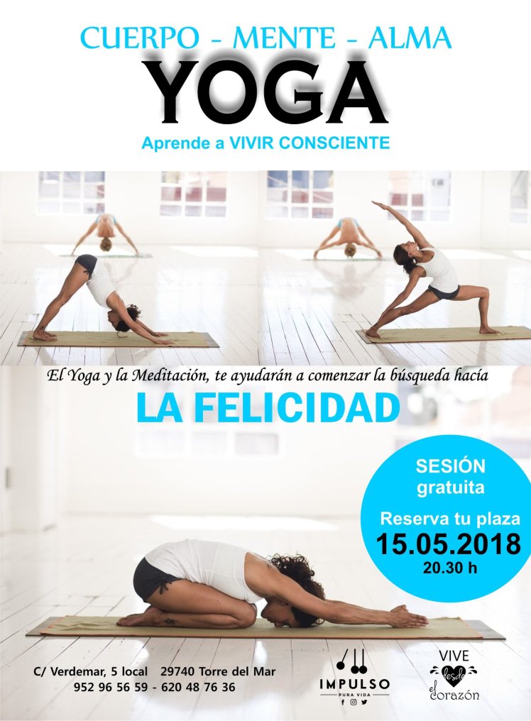 cartel clase Yoga