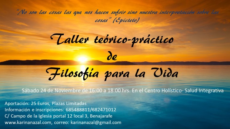 Taller teórico-práctico de Filosofía para la Vida