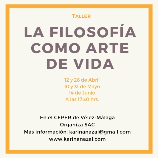 cartel Taller filosofía SAC 2